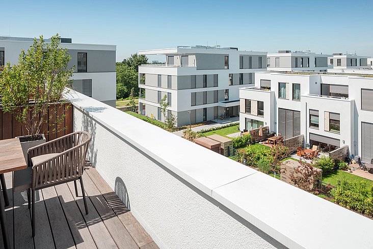 WohnGut Ausblick von der Dachterrasse